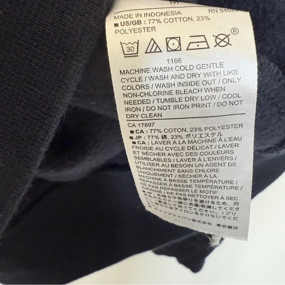 Banana Republic Men's Blue Crewneck Sweatshirt M Graphic Print Logo Casual - Picture 11 of 12